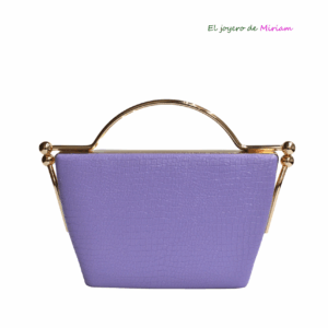 Clutch polipiel violeta asa