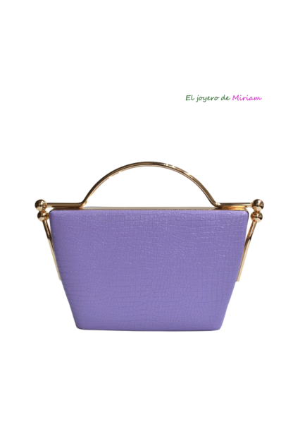 Clutch polipiel violeta asa