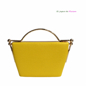 Clutch polipiel amarillo asa