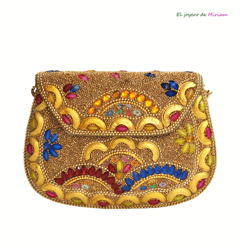 Bolso clutch rígido multi