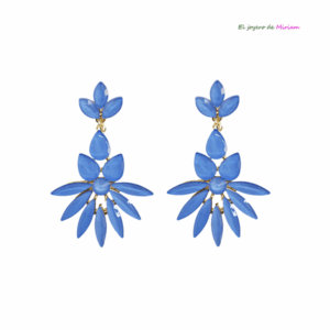 Pendientes de fiesta celeste