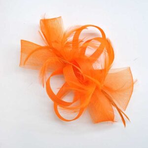 Flor tocado mediano naranja