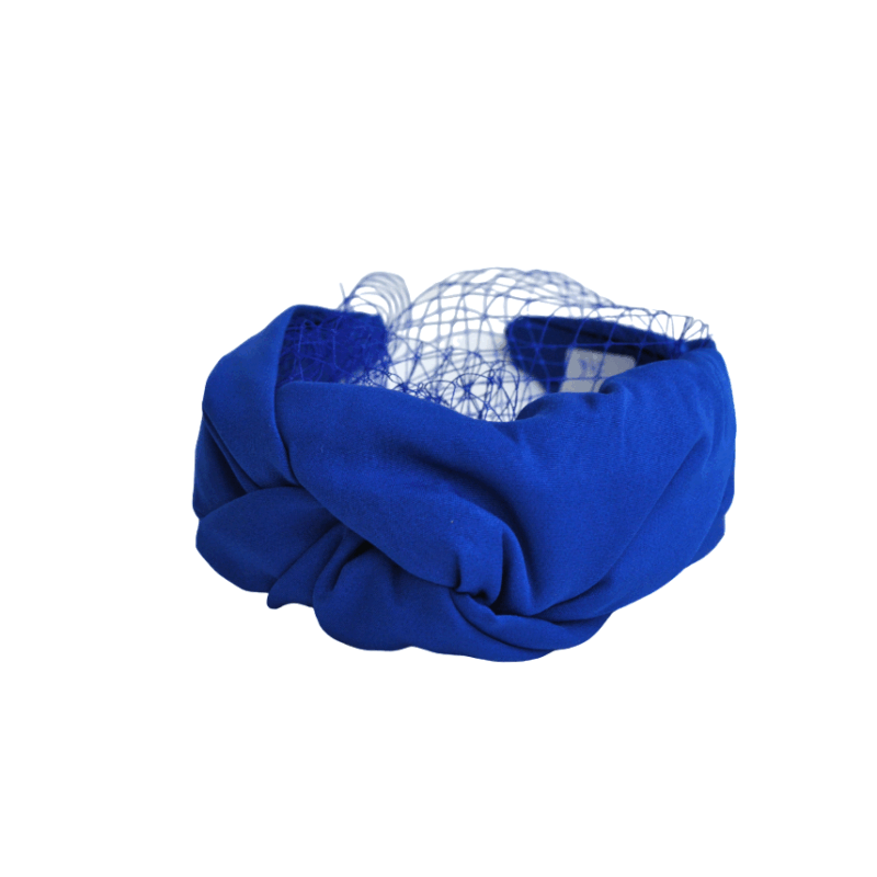 Diadema azul eléctrica red