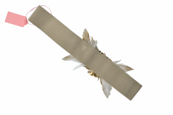 Cinturón beige con flores - Imagen 3