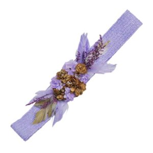 Cinturón de fiesta violeta