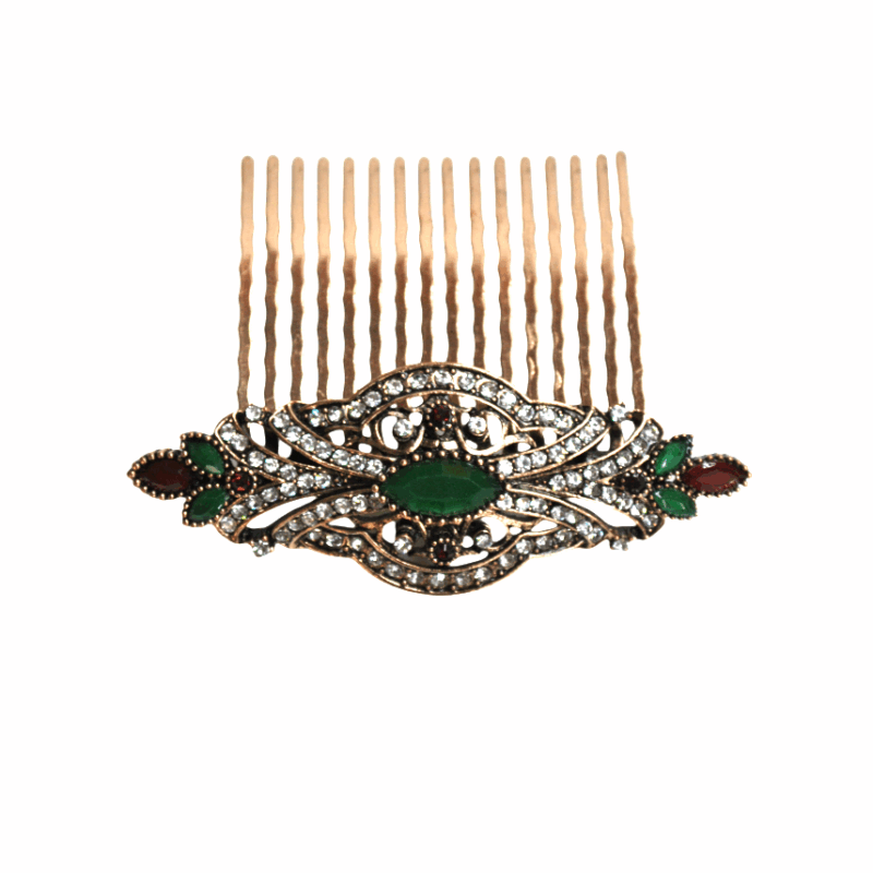 Peineta cristales combi