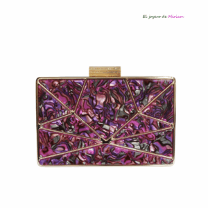 Clutch nácar bugamvilla multi
