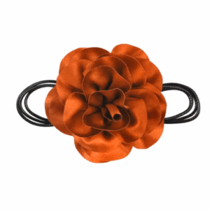 Collar flor naranja