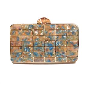 Bolso clutch mosaicos multi