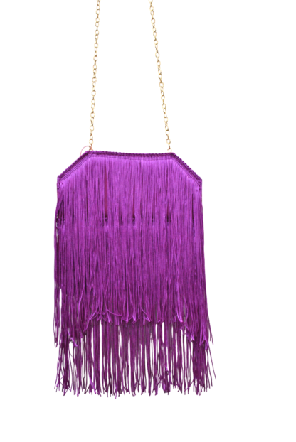 Bolso clutch bugamvilla flecos - Imagen 2