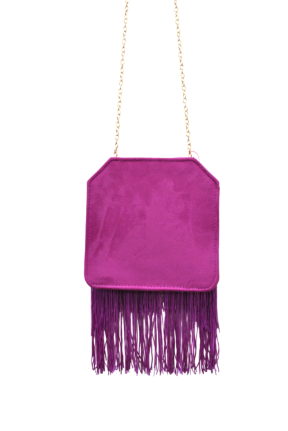 Bolso clutch bugamvilla flecos - Imagen 4