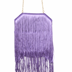 Clutch flecos lilas
