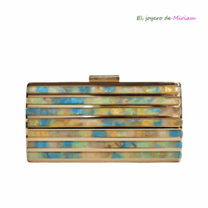 Bolso clutch multi nácar