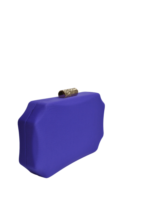 Clutch morado raso - Imagen 2