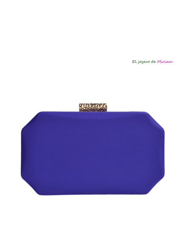 Clutch morado raso