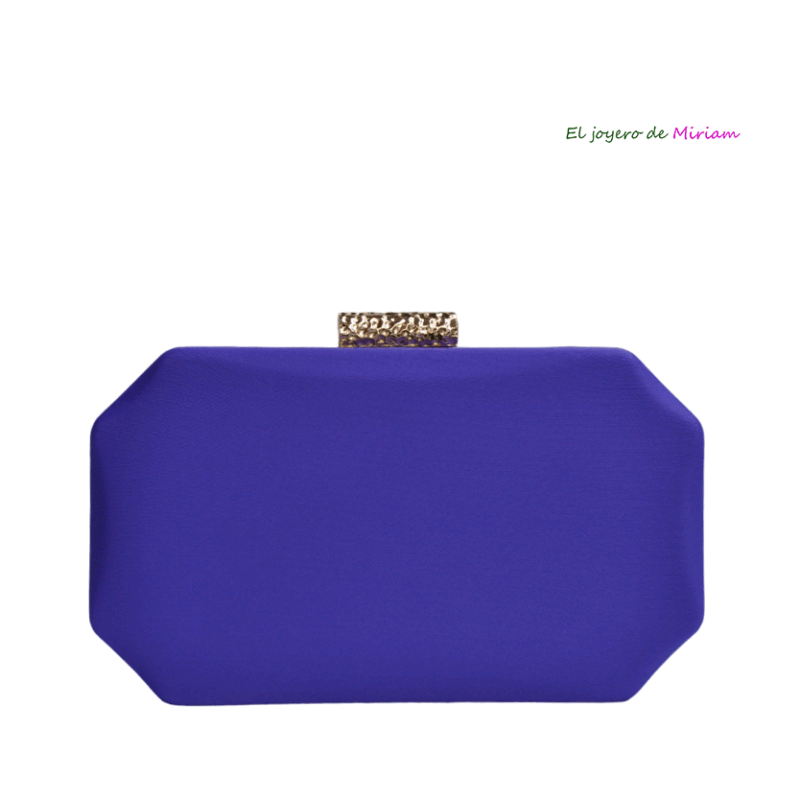 Clutch morado raso