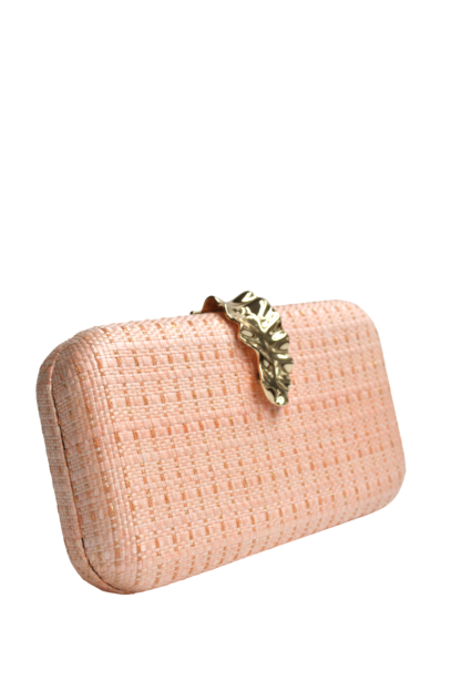 Clutch naranja salmón y oro - Imagen 2
