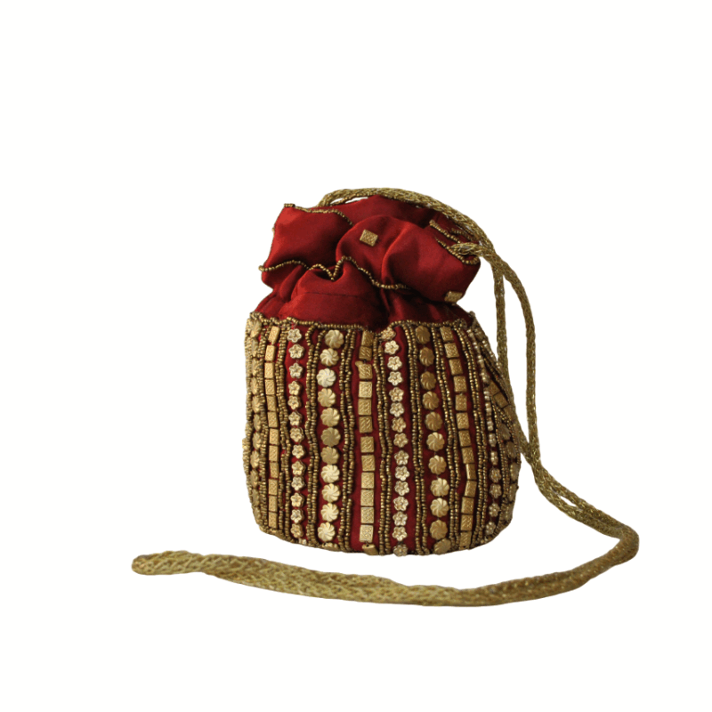 Bolso bombonera teja