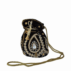 Bombonera negra terciopelo