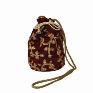 Bombonera burdeos terciopelo