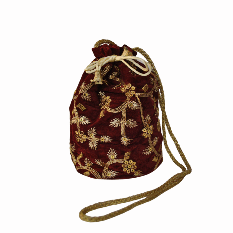 Bombonera burdeos terciopelo