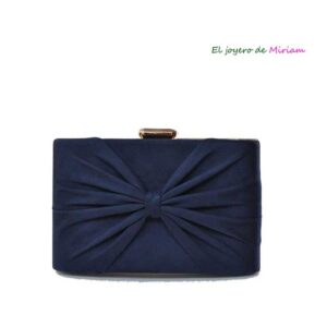 Clutch azul marino lazo