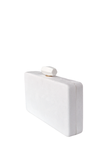 Clutch blanco cajita - Imagen 2