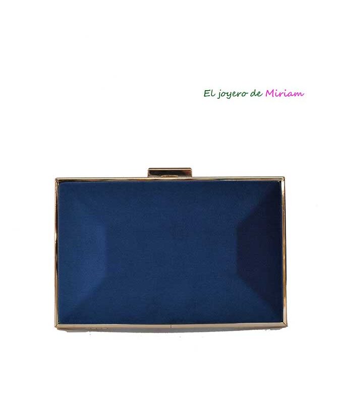 Clutch marino moldura oro