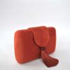 Clutch antelina teja flecos - Imagen 2
