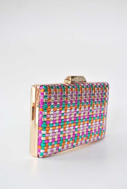 Clutch metalizado trenzados - Imagen 2