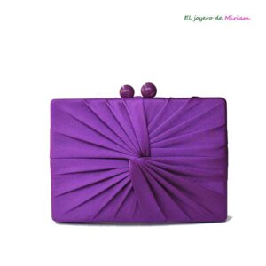Bolso clutch raso bugamvilla
