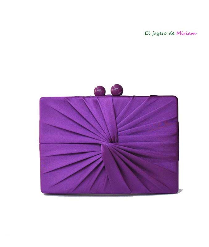 Bolso clutch raso bugamvilla