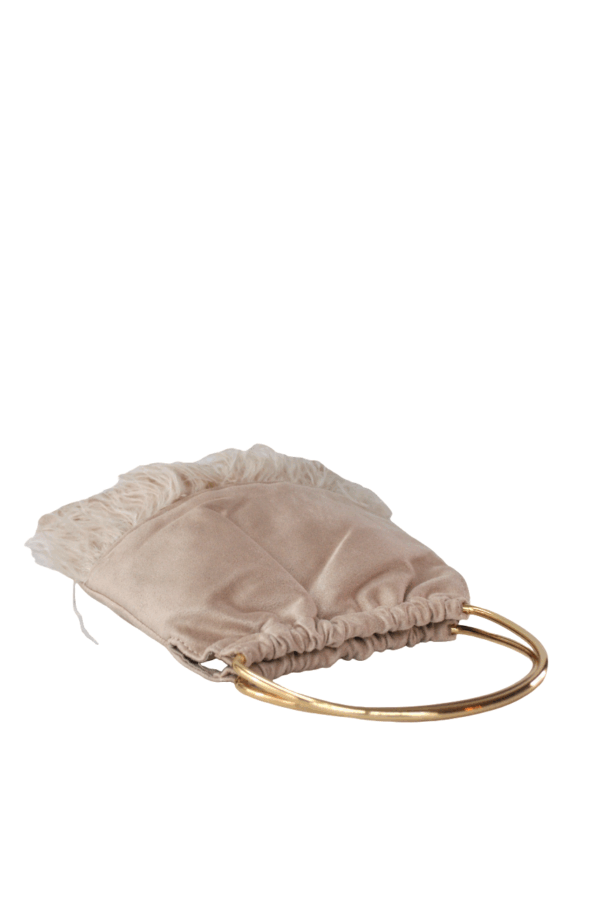 Clutch nude asa y plumas - Imagen 2