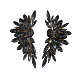 Pendientes envejecidos cristal