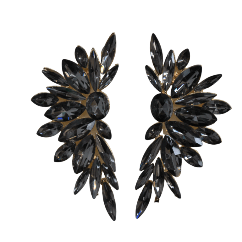 Pendientes envejecidos cristal