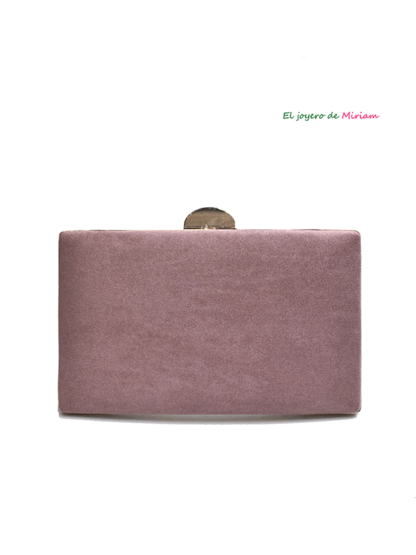 Bolso fiesta ante rosa empolvado