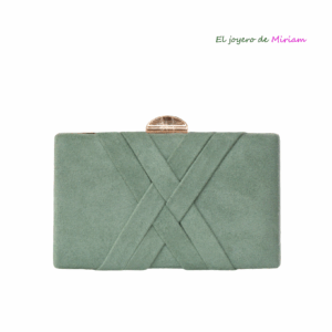 Bolso verde menta trenzado