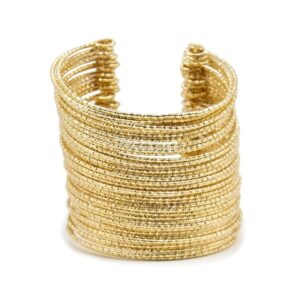 Brazalete dorado grande