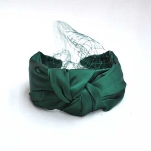 Diadema raso botella y redecilla