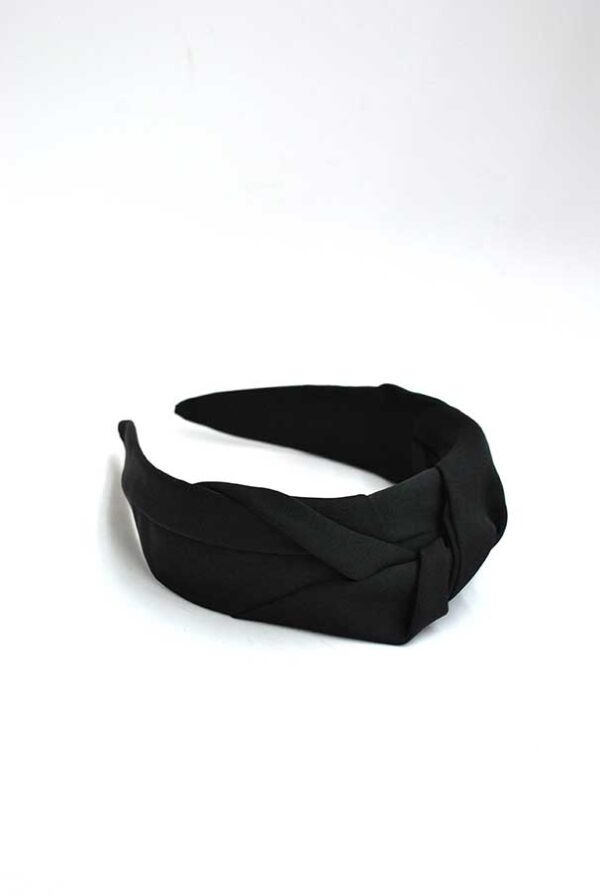 Diadema negra de tela - Imagen 2