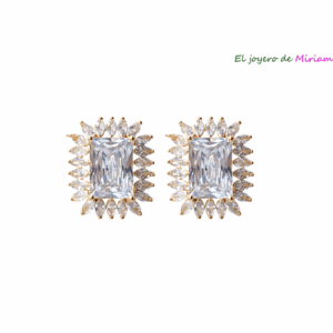 Pendientes fiesta cristales
