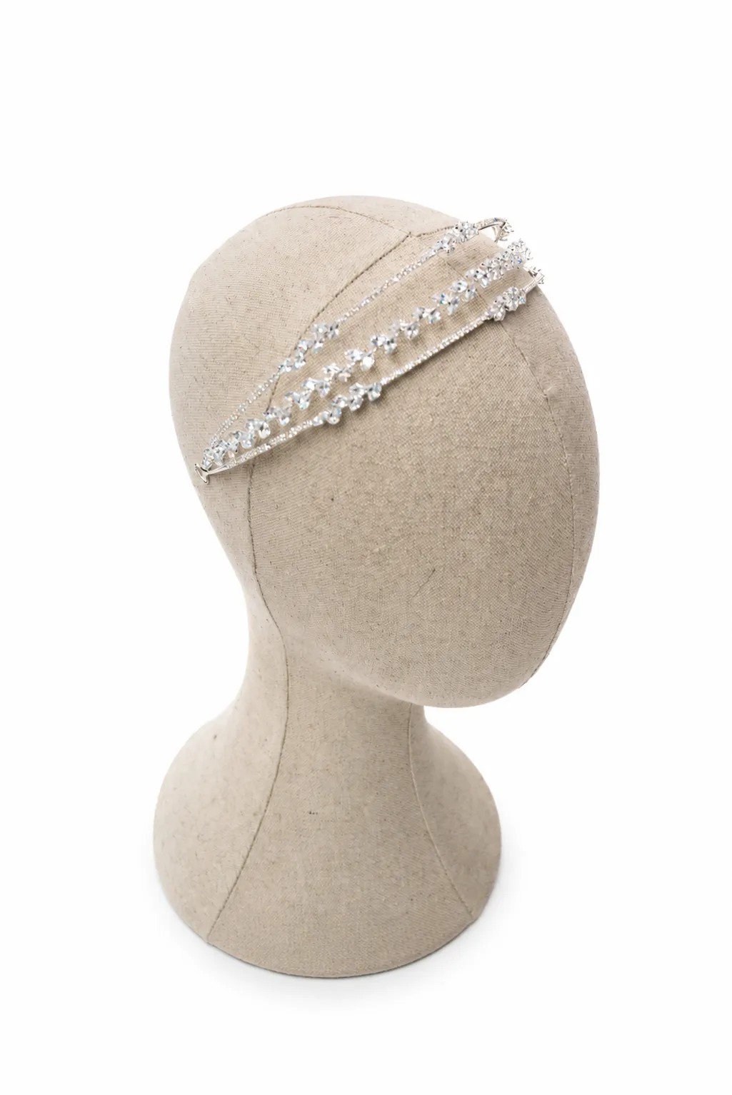 Corona o tiara novia cristal - Imagen 3