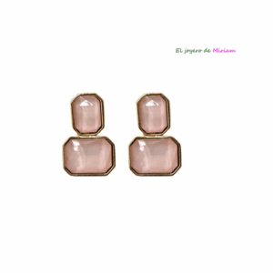 Pendientes nude cierre omega