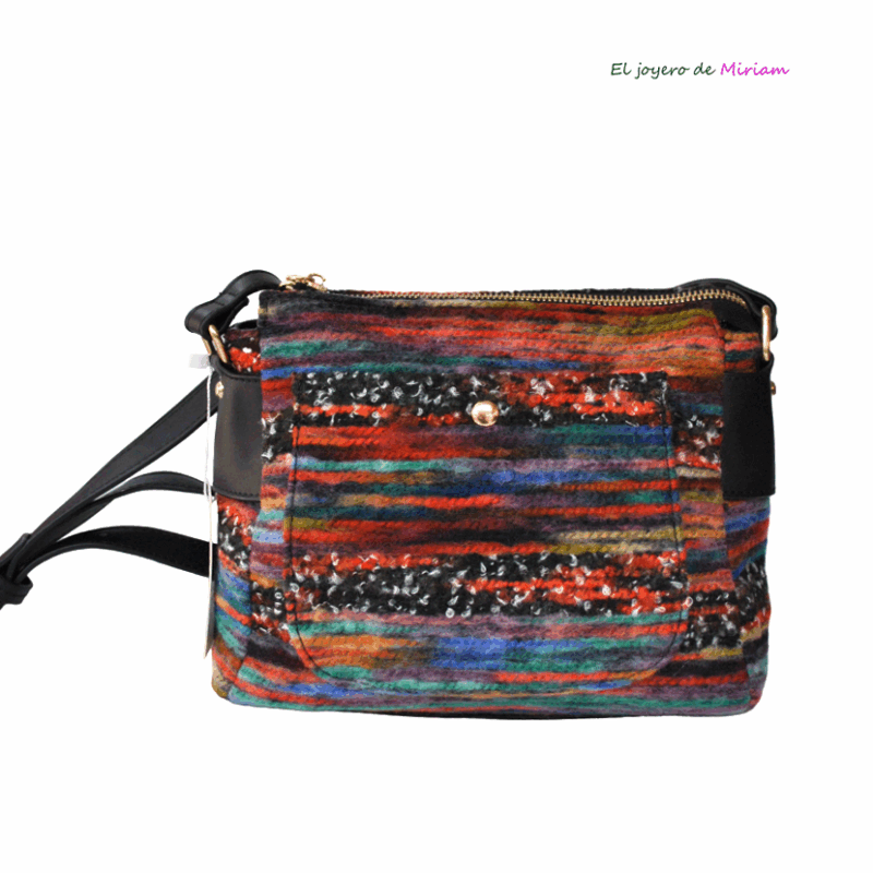 Bolso bandolera multicolor