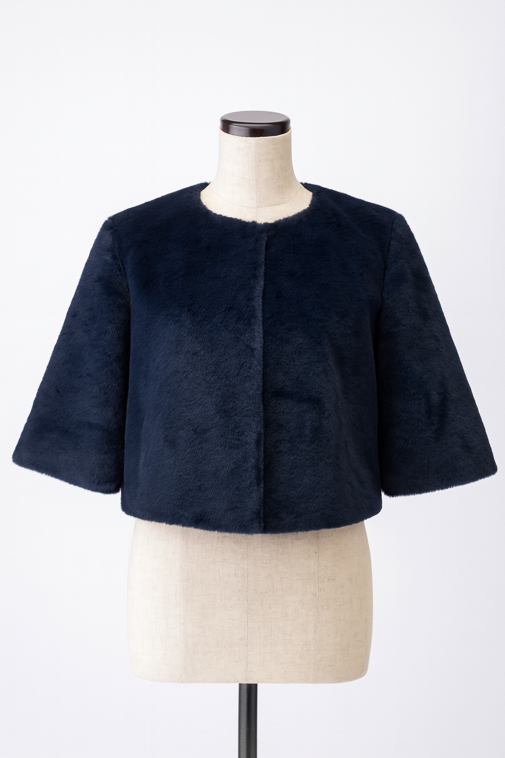 Estola o capa pelo azul marino