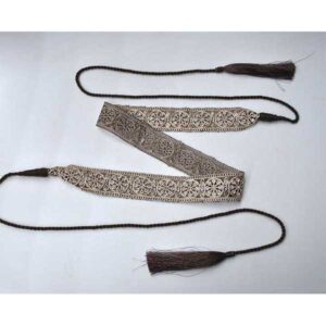 Cinturón marrón brillantes