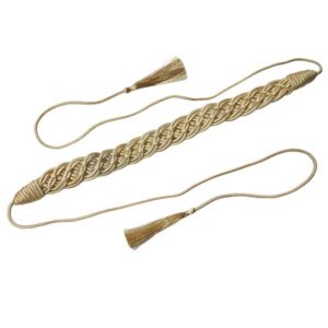 Fajín dorado trenzado