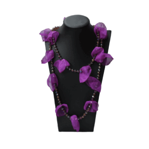 Collar pétalos bugamvillas