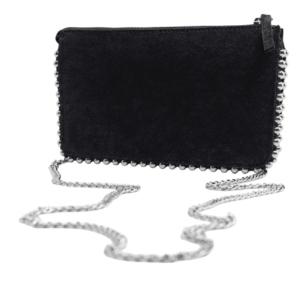 Bandolera negra tachas