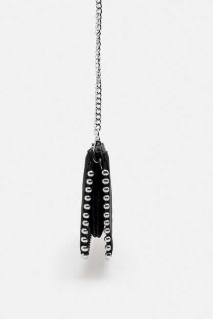 Bandolera negra tachas - Imagen 2